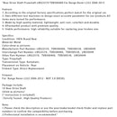 Rear Drive Shaft Propshaft LR022574 TVB500400 For Range Rover L322 2006-2012