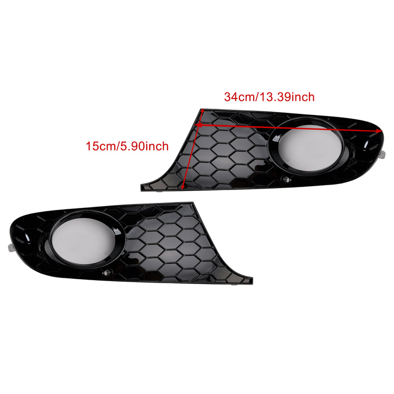 2PCS Fog Light Cover Grille Grill 5K0853666 Fit VW MK6 Golf Jetta 2009-2013