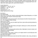 Ladder with Handrails Lightweight Portable Stepladder with Anti-Slip Pedal 4 Step Folding Ladder White 330 lbs Capacity Step Stool for Home Kitchen Office