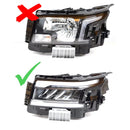 2022-2025 For Nissan Frontier Front Left+Right LED Headlight w/DRL