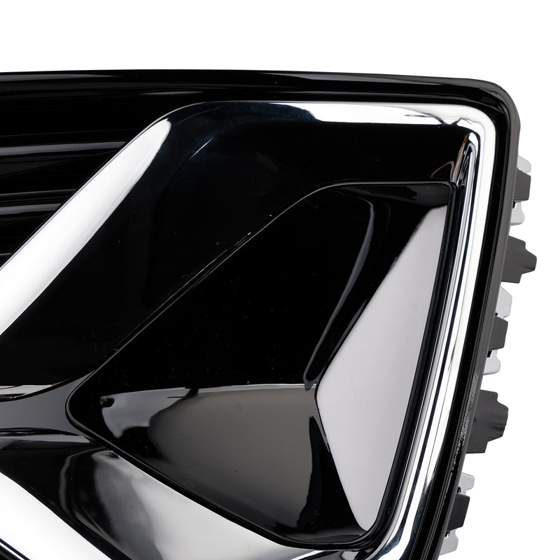 2PCS Front Bumper Fog Light Cover Grille Grill Fit Audi A6 C8 2019-2023