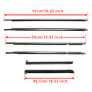 6pcs Quarter & Door Belt Moulding Weatherstrip For Toyota Lexus GX470 03-09