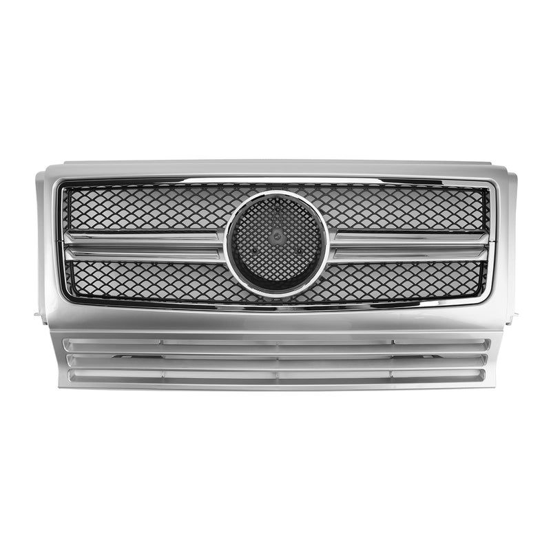 Chrome Black Front Bumper Grille Grill Fit Mercedes Benz W463 1990-2018