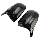 2018-2022 BMW x3/x4/ix3 2Pcs Gloss Carbon Fiber Pattern Door Wing Mirror Cover