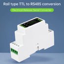 TTL to RS485 Electrical Isolation Module DIN Rail Serial 600W Lightning Protect