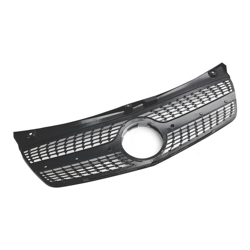 Front Bumper Grille Fit Mercedes Benz V-Class Viano W639 2011-2014 Diamond