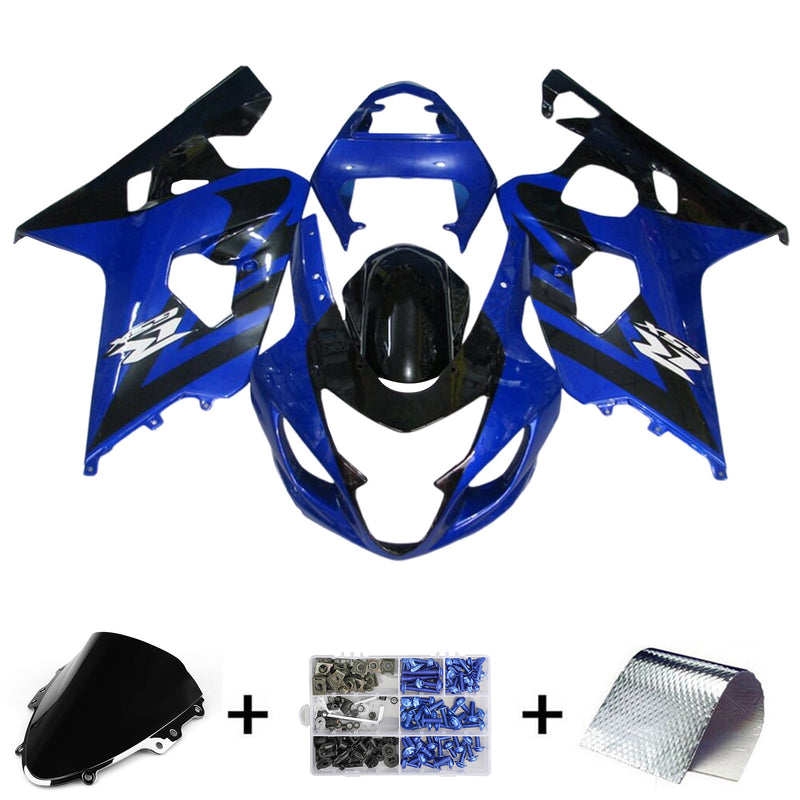 Amotopart Suzuki GSXR 600/750 2004-2005 K4 Fairing Kit Bodywork Plastic ABS