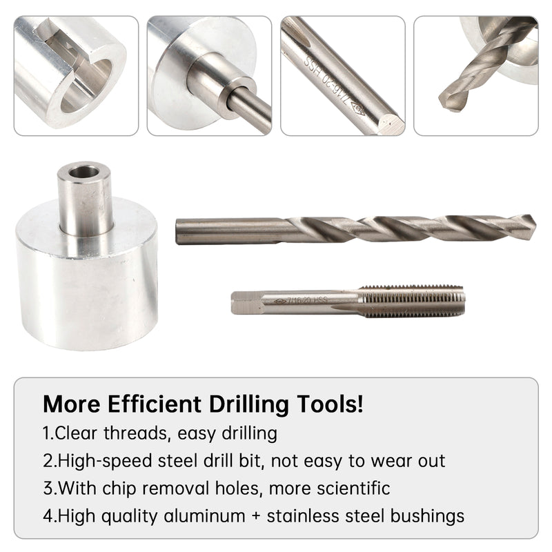 Crankshaft Drilling Pin Fixture Tool Balancer Bolt for Chevy 230 283 327