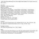 2PCS Roof Drip Molding Trim Left & Right Side Rubber For Toyota Venza LE 12-15