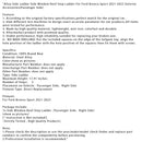 Ladder Side Window Roof Step Ladder For Ford Bronco Sport 2021-2025