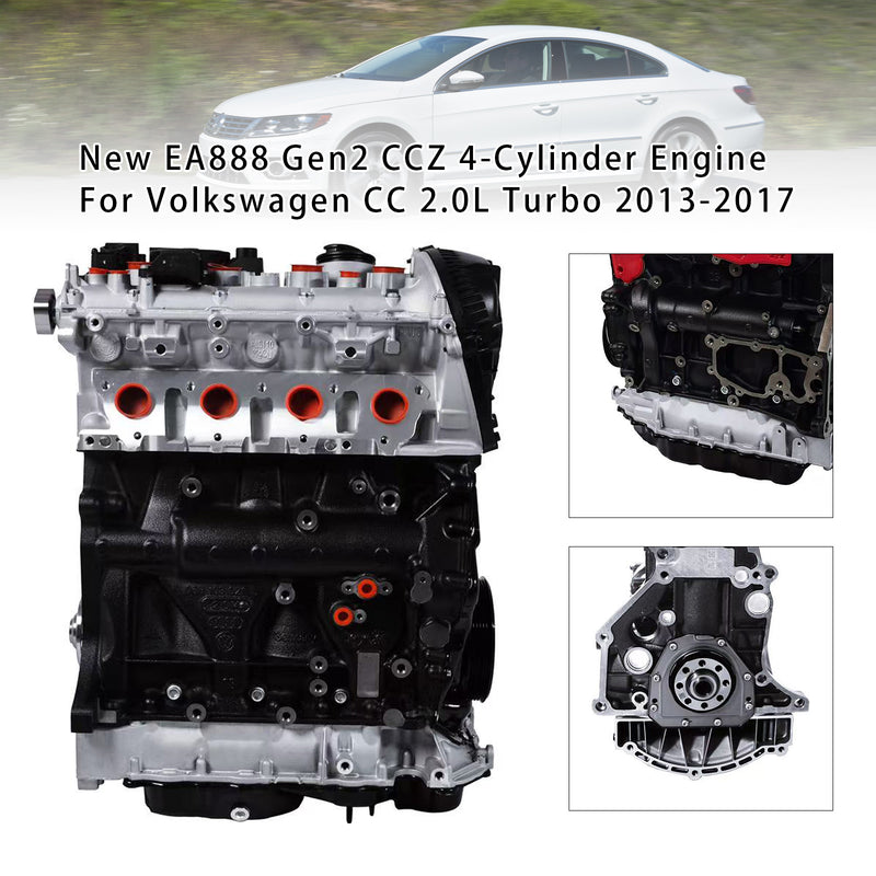 New EA888 Gen2 CCZ 4-Cylinder Engine For Volkswagen CC 2.0L Turbo 2013-2017