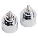 Silver Handlebar End Weight Kit For Honda VFR 800 F Fi CB 700 750 S F CBR 1100 XX