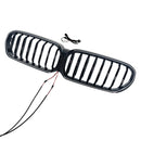 2021-2024 Fit BMW 5 Series G30 G38 Gloss Black Front Kidney Grill Grille