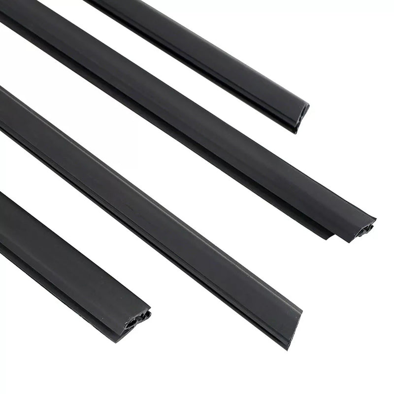 4pcs Door Belt Weatherstrip Molding Seal For Honda Fit Jazz 2008-2013