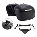 Side Saddle Bag Mounting Bracket Black Fit For Sportster 883 1200 X48 04-25