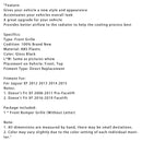 XF-R Style Front Bumper Grill Grille Fit Jaguar XF 2012-2015 Gloss Black