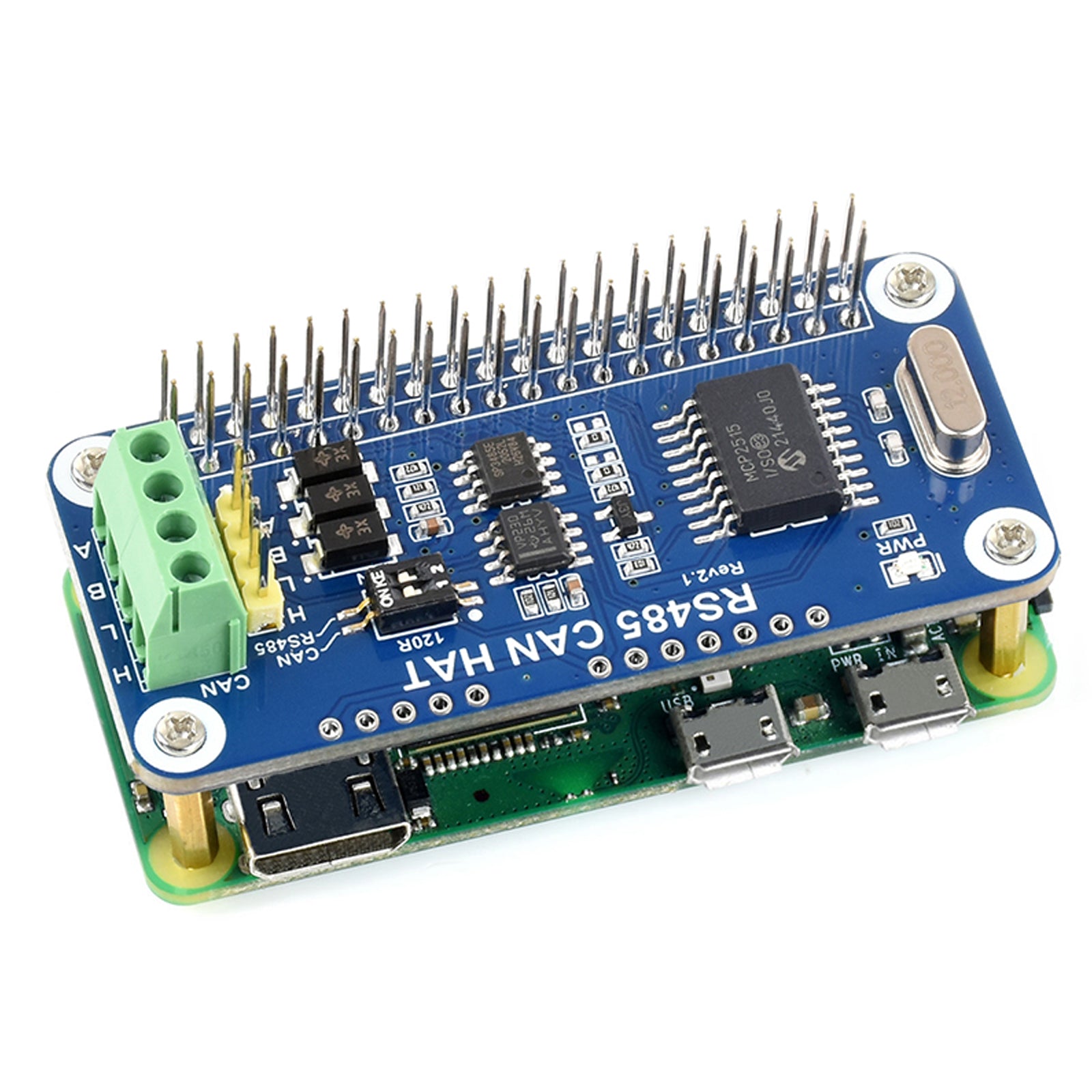 Raspberry Pi RS485 Can Expansion Board UART Communication Module Onboa