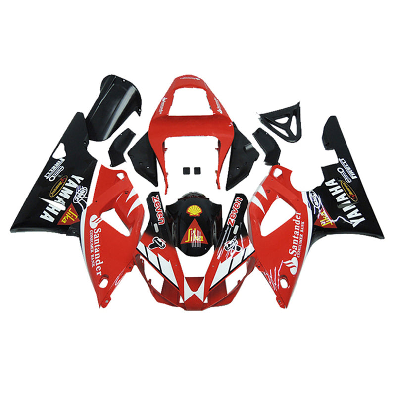 Amotopart Yamaha YZF 1000 R1 1998-1999 Fairing Kit Bodywork Plastic ABS