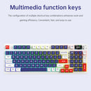 98-Key 2.4G Wireless Bluetooth Three-Mode Mechanical Keyboard RGB Hot-Swappable