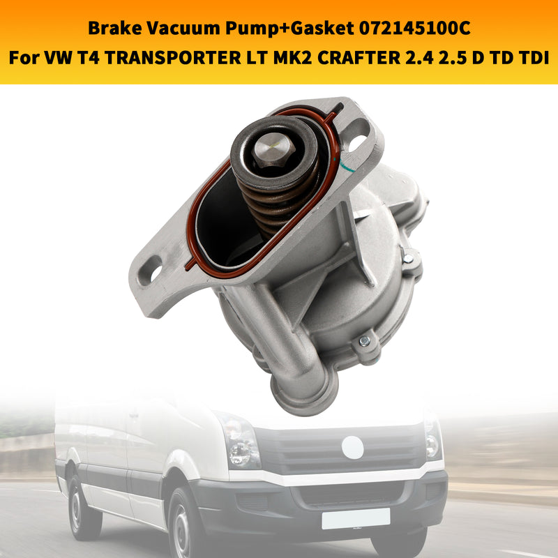 1978-1996 Volkswagen LT 28-35 I 2.4 Brake Vacuum Pump+Gasket 072145100C Fedex Express