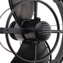 12V/24V Auto-Sensing Low-Power Draw Fan For Boats and RV Black