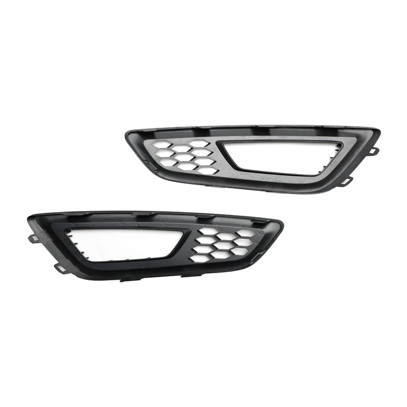 2PCS Front Bumper Fog Light Lamp Cover Bezel Grille fit Ford Focus 2015-2018