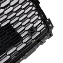 RS5 Style Sport Front Honeycomb Grille Grill Fit Audi A5 S5 B9 2017-2019