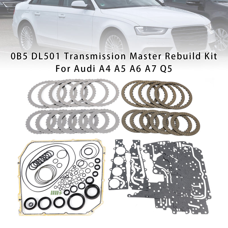 0B5 DL501 Transmission Master Rebuild Kit For Audi A4 A5 A6 A7 Q5