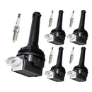 5x Ignition Coil Pack UF517+Spark Plugs For Volvo S60 2.5L L5 2012-2016