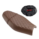 Rider Passenger Seat Front Rear Cushion Blackc For Street Twin Speed Twin 900 BrownC