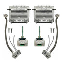 2x Xenon Ballast & HID D3S Light Bulb Wire Kit Control Unit For GMC Acadia 13-16