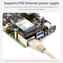 Raspberry Pi 5 PCIe to M.2 E Key Supports USB Bluetooth Connection Adapter Board