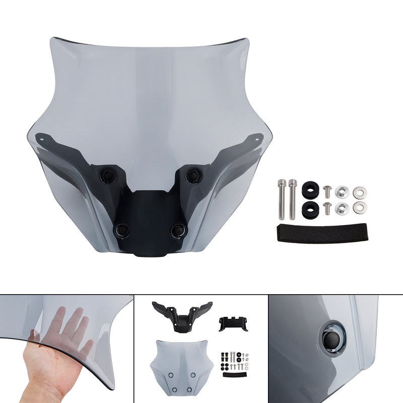 Windshield WindScreen + Bracket fit for YAMAHA MT-09/SP 2024-2025