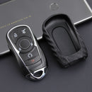 Leather Silicone Car Key Case Cover With Buckle For Buick