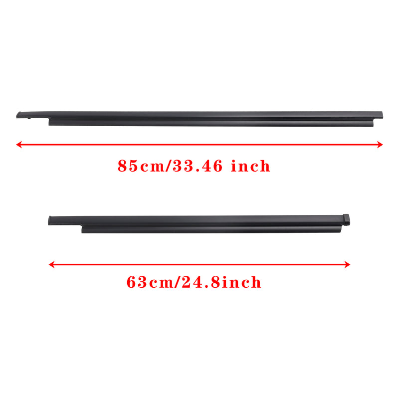 4PCS Door Glass Belt Outer Molding Weatherstrip For TOYOTA 4RUNNER 1996-2001