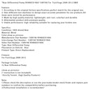 Rear Differential Pump 9V4N4C019AA 1589740 For Ford Kuga 2008-2012 AWD