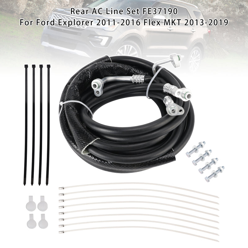 Rear AC Line Set FE37190 For Ford Explorer 2011-2016 Flex MKT 2013-2019