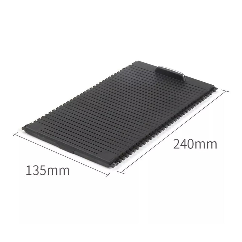 Center Console Roller Blind Cover Black Fit For Mercedes Benz X204 GLK 2008-2015