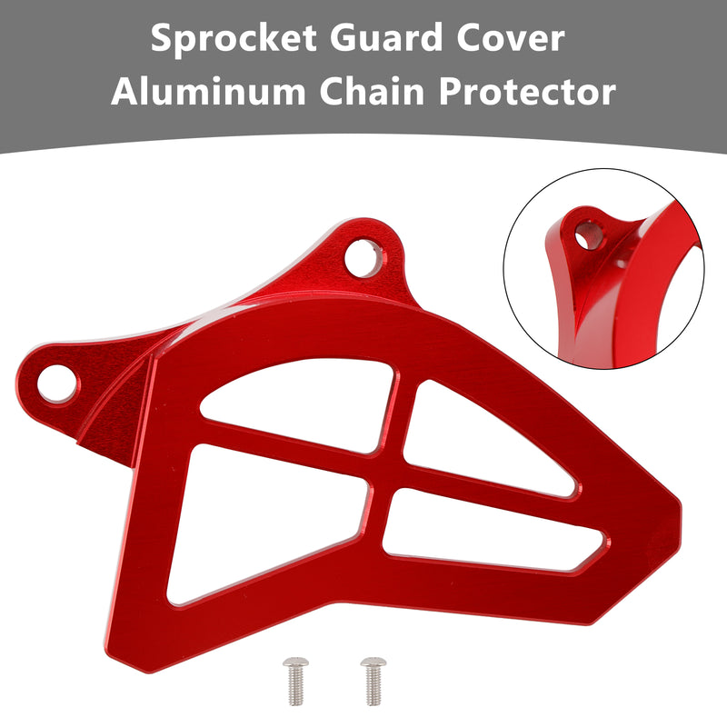 Sprocket Guard Cover Aluminum Chain Protector For Yamaha YZ125 1993-2004 Red