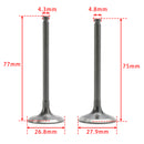 Kit Intake & Exhaust Valves For Yamaha YZ450F 03-09 WR450F 03-15 YFZ450/R 04-23