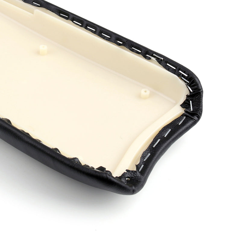 Black Leather Armrest Centre Console Lid For Honda CIVIC 2006-2009