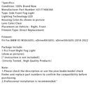 1 Pcs LED Front Right Fog Light For BMW X5 G05 2018-2022 63177406366