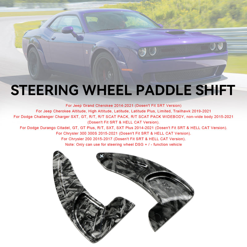 Steering Wheel Shift Paddle Extension Shifter Trim fit Dodge Challenger Charger