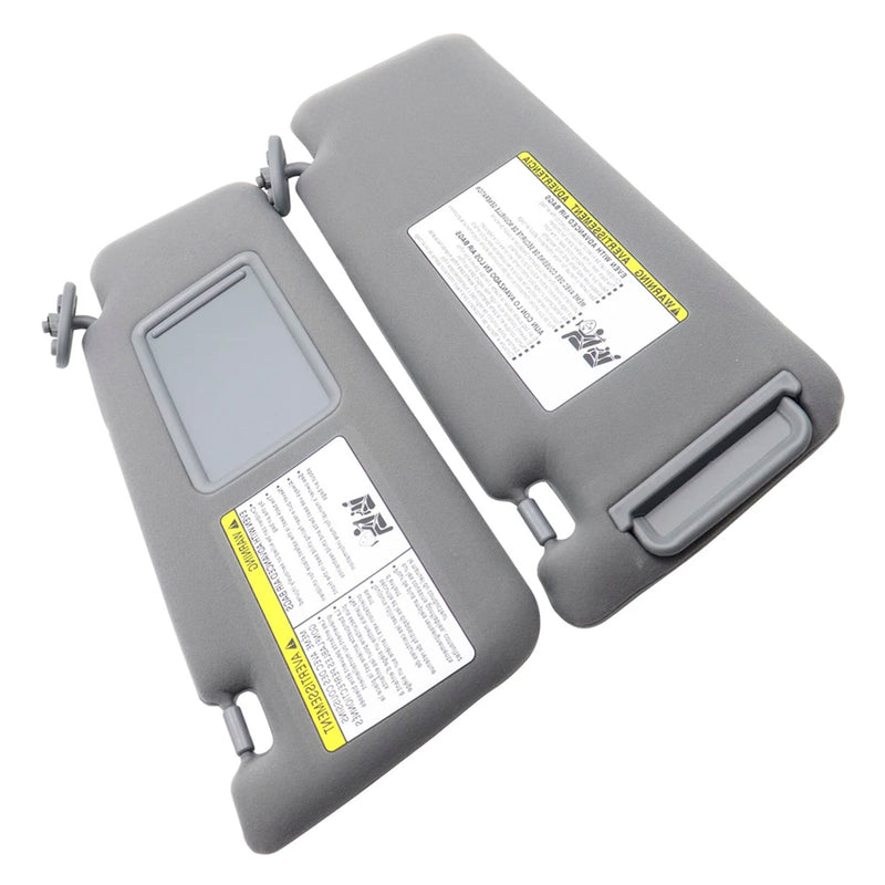 2PCS Gray Sun Visor Left & Right 74320-04181-B1 For  Toyota Tacoma 2005-2015