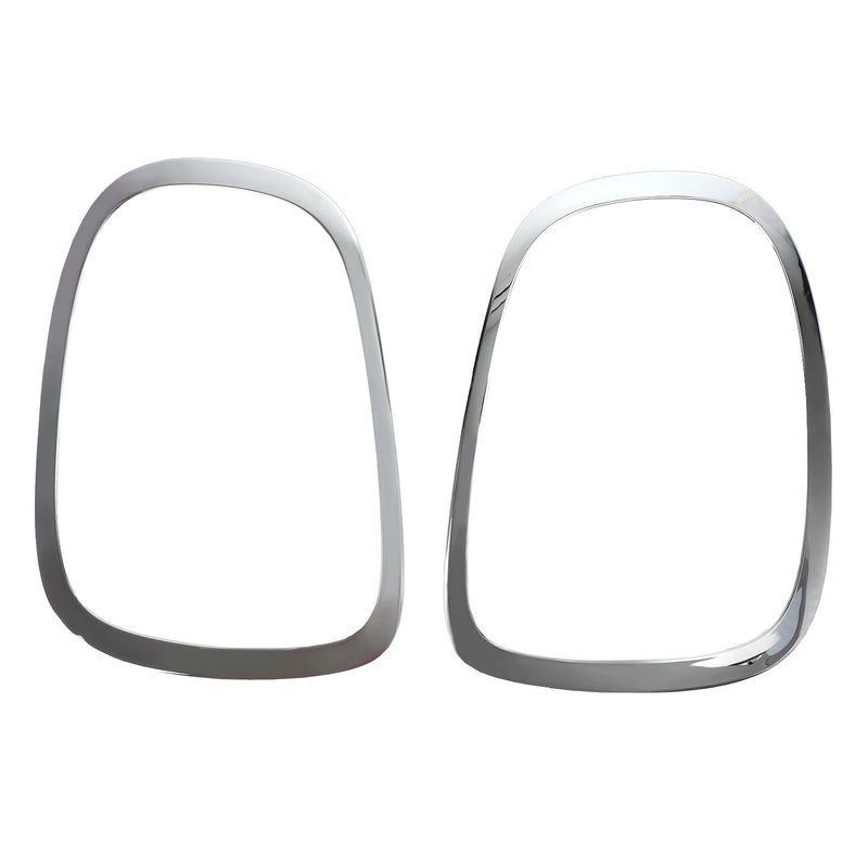 MINI JCW F55 F56 F57 2014-2021 L+R Headlight Tailight Cover Trim Chrome