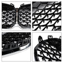 Front Kidney Grille Grill For BMW 1 Series F40 19-23 Silver Diamond Style