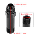Straight -10AN Flare Male to 1/2" NPT Taper Pipe Turbo Drain Adapter Fitting