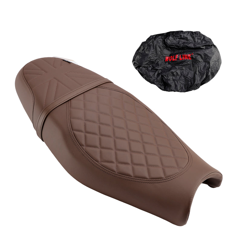 Rider Passenger Seat Front Rear Cushion Lower Blackc For Street Twin Speed Twin BrownC