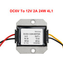 Waterproof DC 6V to 12V 1-3A Step-Up Power Supply Converter Regulator
