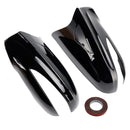 Side Mirror Covers Rearview Housing Black for Lexus IS250 IS350 ES350